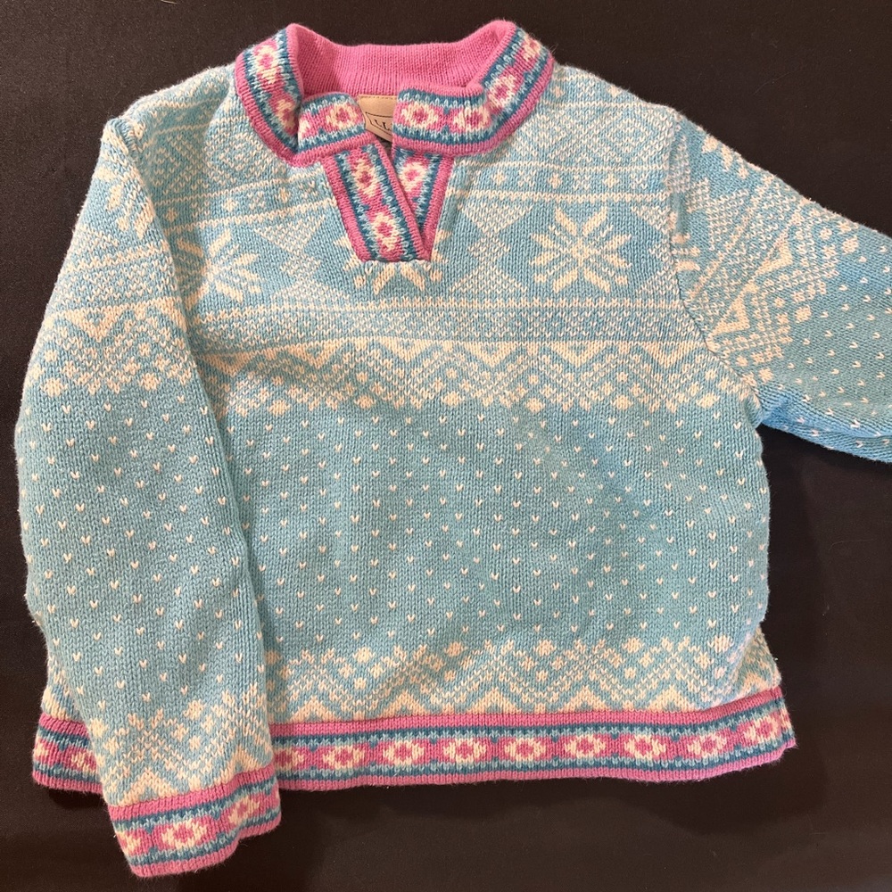LL bean toddlers sweater 3T